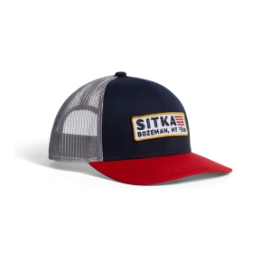Men's Sitka Patriot Mid Pro Trucker Hat