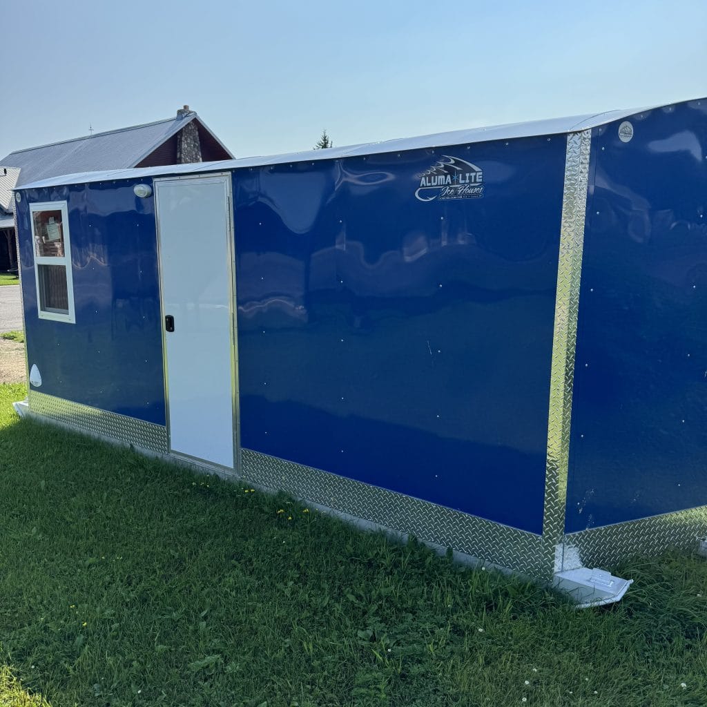 Aluma Lite 8x16 V-Front Skid Fish House