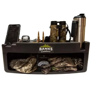 BANKS OUTDOORS STORAGE SHELF WITH LIGHT