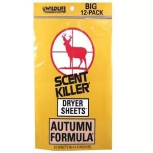 Wildlife Research Center Scent Killer® Autumn Formula® Dryer Sheets