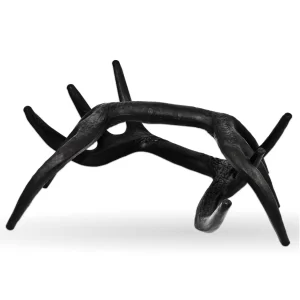 Illusion Hunting Systems Black Rack Rattling System — Rattle Antlers for Deer Hunting