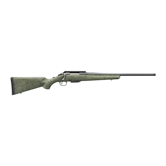 Glenfield Model A Matte Black Green Splatter 223 Rem Bolt Action Rife - 20"
