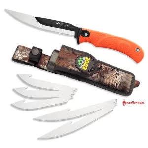 Ourdoor Edge Blaze Orange RazorMax® 5.0" Replaceable Fixed Blade Boning Knife